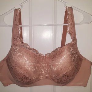 Torrid Curve Full-Coverage Bra 42B Dusty pink lace